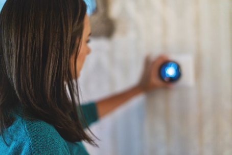 using smart thermostat
